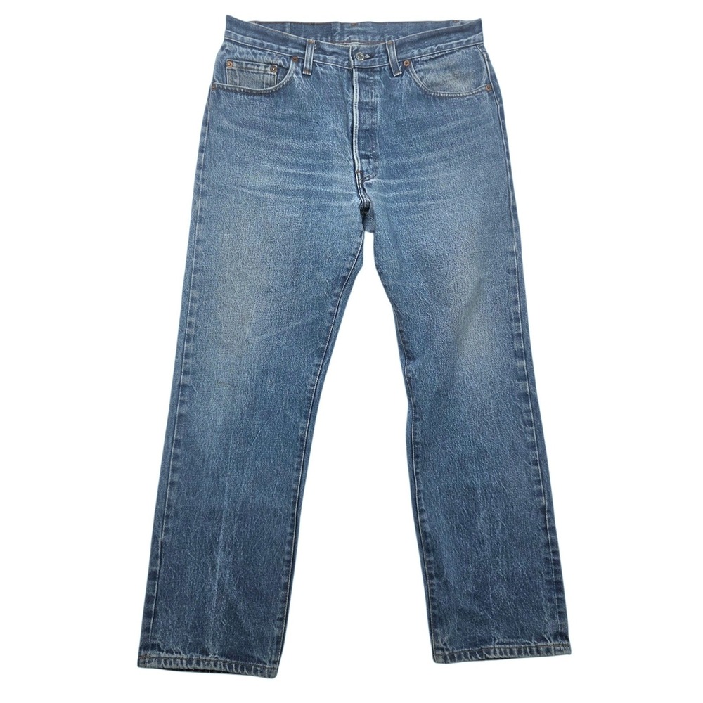 Vintage 1980s Levi's 501 Original Fit Jeans Made USA 36×32 (Fits  32×28) Faded